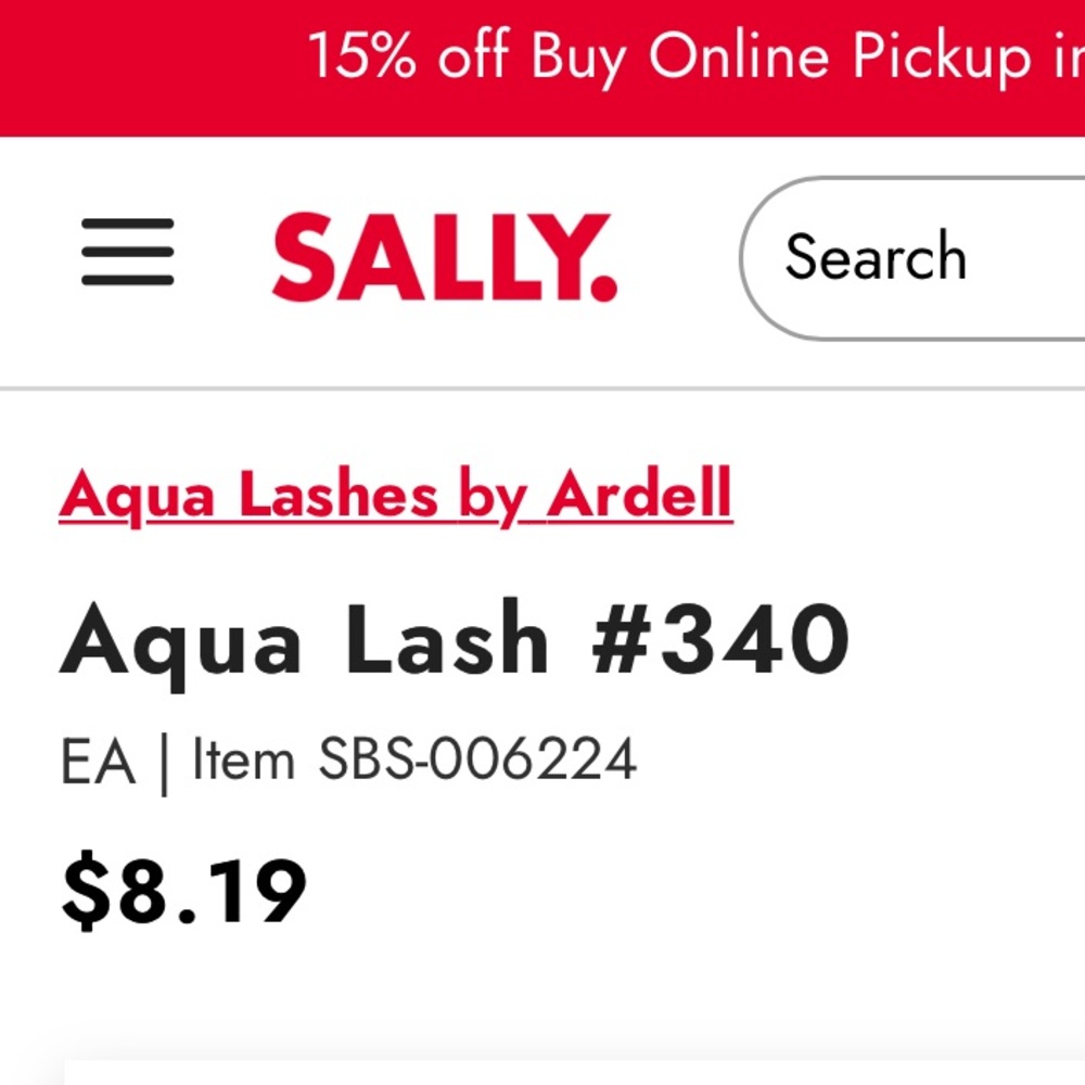 Ardell Professional Aqua Lashes 340 - Picture 5 of 5